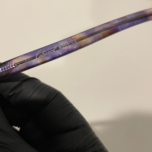 Enhance Eyeglasses - Frames Only - Enhance 4051 Dark Cobalt 51 / 17 / 140 - Picture 9 of 12